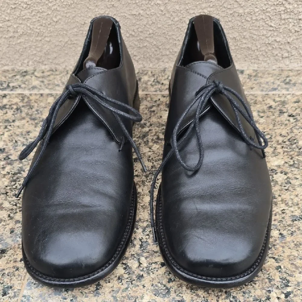 Cole Haan Black Leather Oxfords